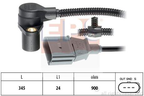 Датчик положения коленвала EPS 1.953.287