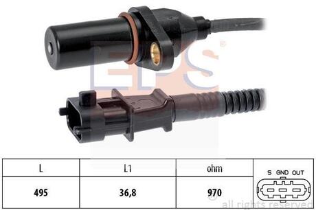 Датчик положения коленвала EPS 1 953 563