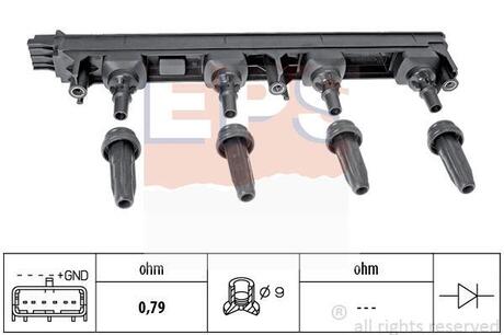 Катушка зажигания EPS 1.970.476