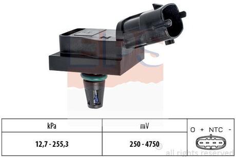 Датчик тиску наддува EPS 1993246