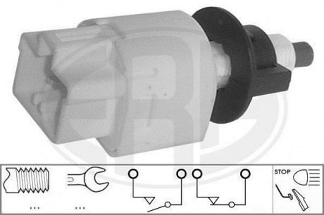 Вимикач ліхтаря сигналу гальмування ERA 330723