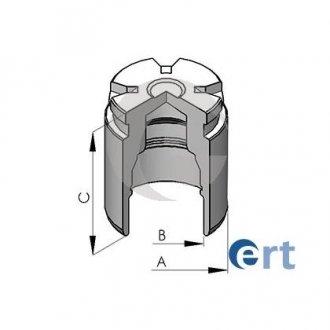 Поршень, корпус скобы тормоза d025120 ERT 150578C