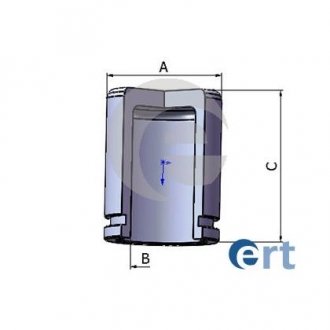 Поршень, корпус скобы тормоза d025302 ERT 150837C