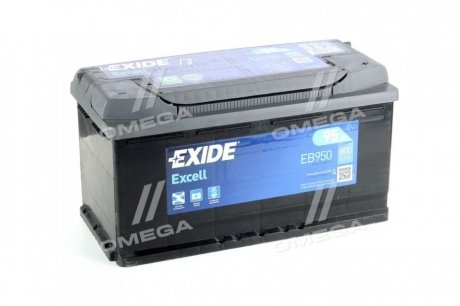 Аккумулятор 95ah-12v excell(353х175х190),r,en800 EXIDE EB950