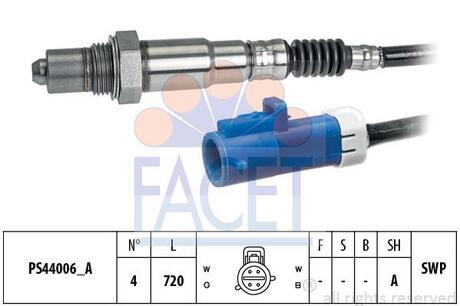 Лямбда-зонд Ford Connect 1.6 EcoBoost 13-> FACET 10.8297