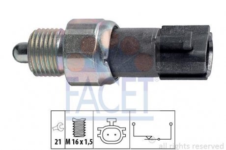 Датчик включения заднего хода FACET 7.6232