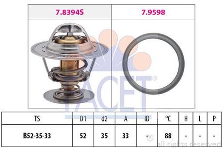Термостат Transit -00 88C FACET 7.8394