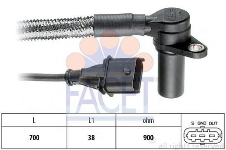 Датчик частоты вращения вала FACET 9.0284