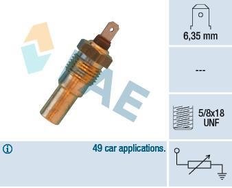 Датчик темпер. охолодж.рідини FAE 31690