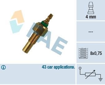 Датчик температуры охлаждающей жидкости MAZDA 323(BD,BF,FA,BW),626(GC,GC),929(HC),E2000,2200(SR1),RX FAE 32170