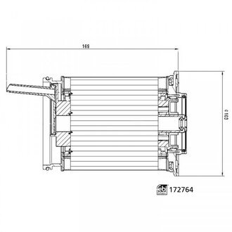 FEBI VW Фильтр топливный Touareg 3.0TDI 17-, AUDI A6 2.0TDI 13-, Q7/Q8 3.0TDI 5- FEBI BILSTEIN 172764