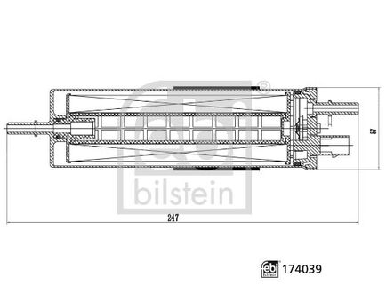 FEBI фільтр палива VOLVO 16- FEBI BILSTEIN 174039