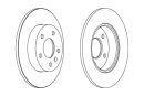 Гальмівний диск FERODO DDF1044