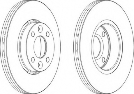 Гальмівний диск FERODO DDF1201