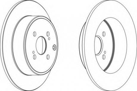Гальмівний диск FERODO DDF1421