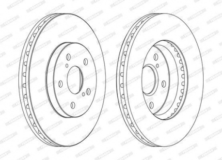 Гальмівний диск FERODO DDF1446C
