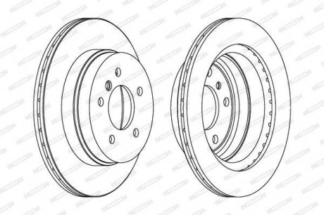 Диск гальмівний FERODO DDF1697C