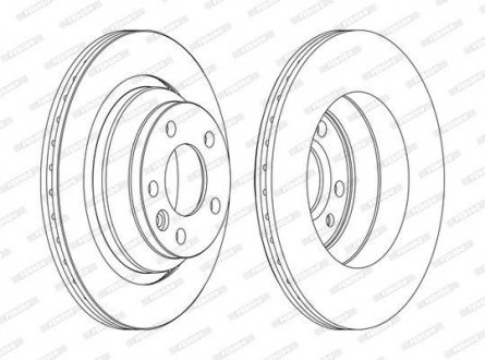 Тормозной диск FERODO DDF1698C