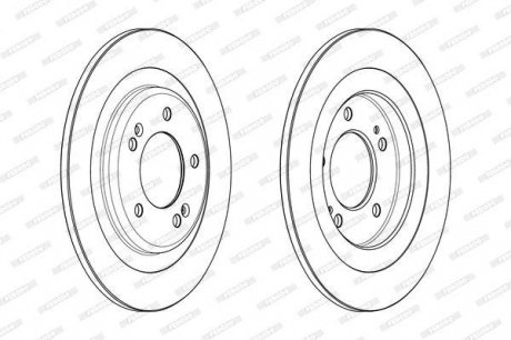 Диск гальмівний FERODO DDF2200C