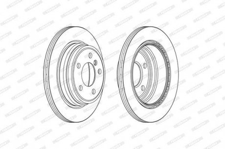 Диск гальмівний FERODO DDF2313C
