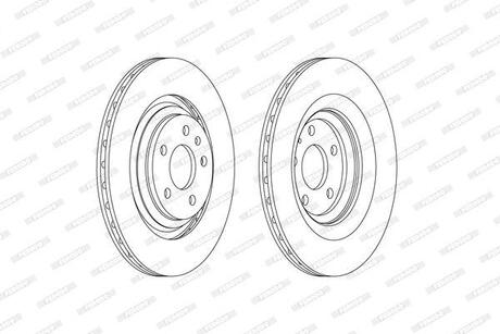 Диск гальмівний FERODO DDF2546C