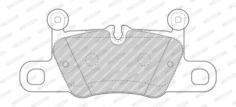 Колодки гальмівні дискові (комплект 4 шт) FERODO FDB4970