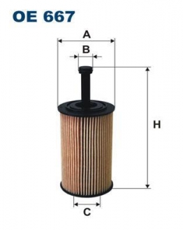 Фільтр масляний FILTRON OE667