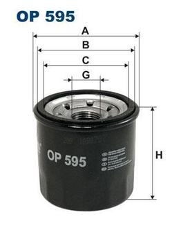 Фільтр масла FILTRON OP595