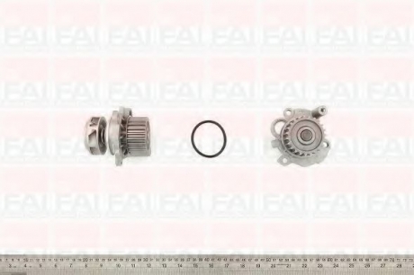 Водяна помпа VAG A3/A4/A6/Fabia/Octavia/Superb/Bora/Caddy III/Golf IV/Passat/T-5 1.8/1.8T 20V/2.0 Ecofuel 1996- Fischer Automotive One (FA1) WP6128