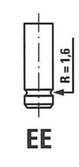 A_Клапан випускний VW 4295-BMARCR EX FRECCIA R4295BMARCR