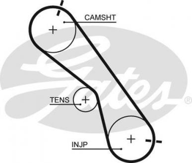 Ремень зубч. грм z=97 Gates 5560XS