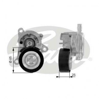 Ролик натяжителя ремня citroen c4peugeot 307 Gates T38320