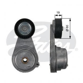 Натяжник паска поліклинового Smart Fortwo, 09- Gates T39190