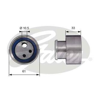 Ролик модуля натягувача ременя Gates T41119