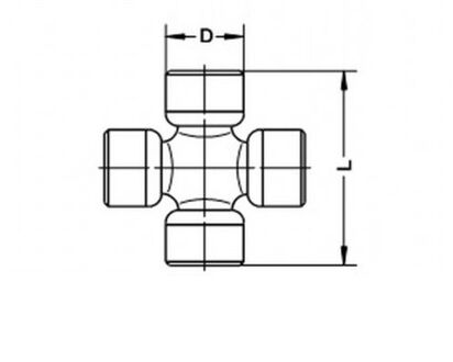 Крестовина Vito 639 GKN (Lobro) U 728/4