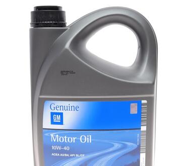 Олива моторна General Motors Semi Synthetic 10W-40, 4л GM 93165215