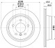 Диск гальмівний задній 298x20mm BMW E39 96-03 8DD 355 104-611