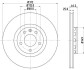 Диск гальм. P Audi A4,A6Skoda Superb 1,8T-2,8 04.97- (312x25 8DD 355 107-521