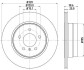 Тормозной диск перед. BMW X5 (E70/F15/F85) / X6 (E72/72/F16/F86) 06- (320x20) HELLA PAGID 8DD355114-001