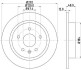 Тормозной диск зад. Insignia A/Malibu 08- 1.4-2.4 (PRO) HELLA PAGID 8DD355116-831