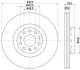 HELLA VW PRO Гальмівний диск передн. PHAETON 8DD 355 118-611