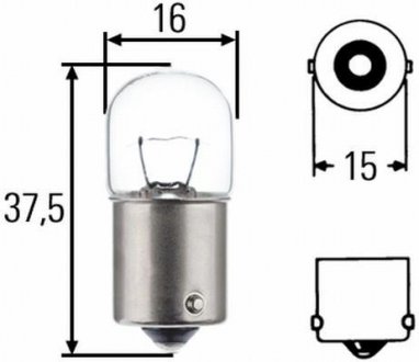 Ліхтар накалу HELLA 8GA 002 071-351