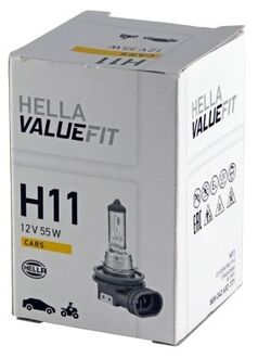 Лампа розжарювання H11 12V 55W PGJ 192 VALUEFIT HELLA 8GH 242 632-171