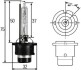 HELLA D2S 24V/12V 35W Газорозрядна лампа XENON 5000 K 8GS 007 949-251