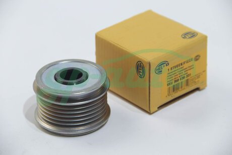 Шкив генератора 1.6/1.8/2.0 00- Passat B5/A4/A6 HELLA 9XU 358 038-331