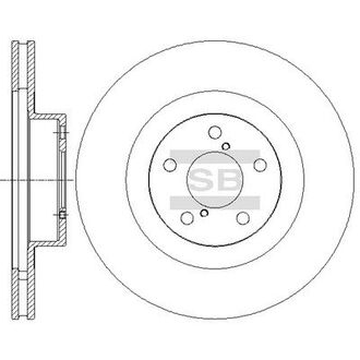 Шт. Тормозной диск Hi-Q (SANGSIN) SD4701