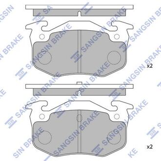 Тормозные колодки Hi-Q (SANGSIN) SP1242