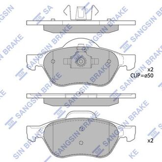 Тормозные колодки Hi-Q (SANGSIN) SP1840