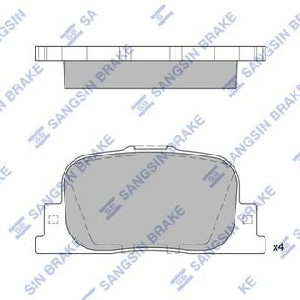 КОЛОДКИ Hi-Q (SANGSIN) SP2042