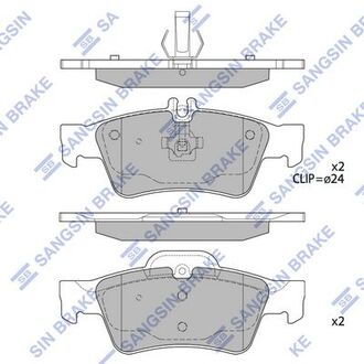 Тормозные колодки Hi-Q (SANGSIN) SP2209